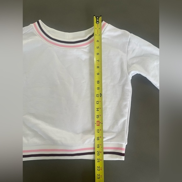 American Apparel Pink Stripe Size XS Sweatshirt - Picture 7 of 11